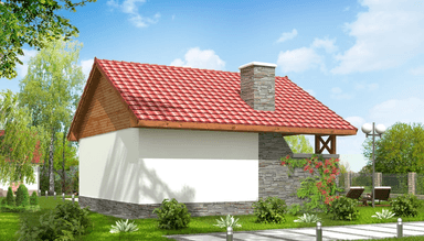 Projekt budynku gospodarczego BG-02