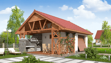 Projekt budynku gospodarczego BG-02