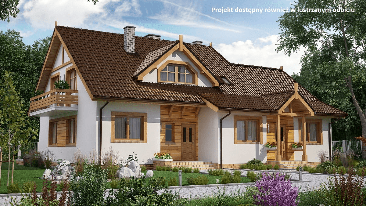 Wizualizacja domu dwulokalowego BS-14