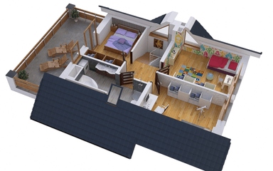 Wizualizacja domu jednorodzinnego BW-36 wariant 6