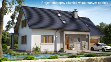 Wizualizacja domu jednorodzinnego BW-36 wariant 7