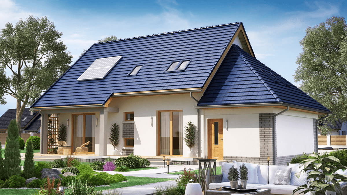Wizualizacja domu jednorodzinnego BW-36 wariant 9