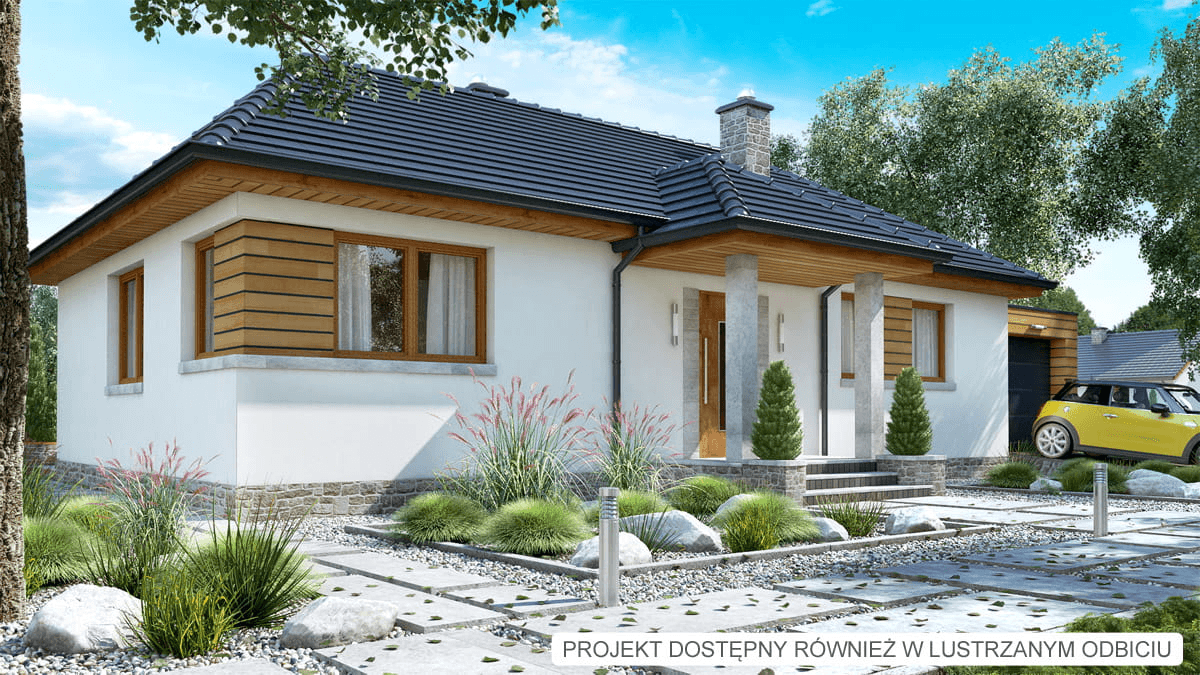 Wizualizacja domu jednorodzinnego BW-39
