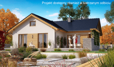 Wizualizacja domu jednorodzinnego BW-39 wariant 2.