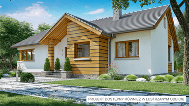 Wizualizacja domu jednorodzinnego BW-39 wariant 4