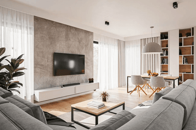 Projekt z wizualizacjami wnętrz Igor duo