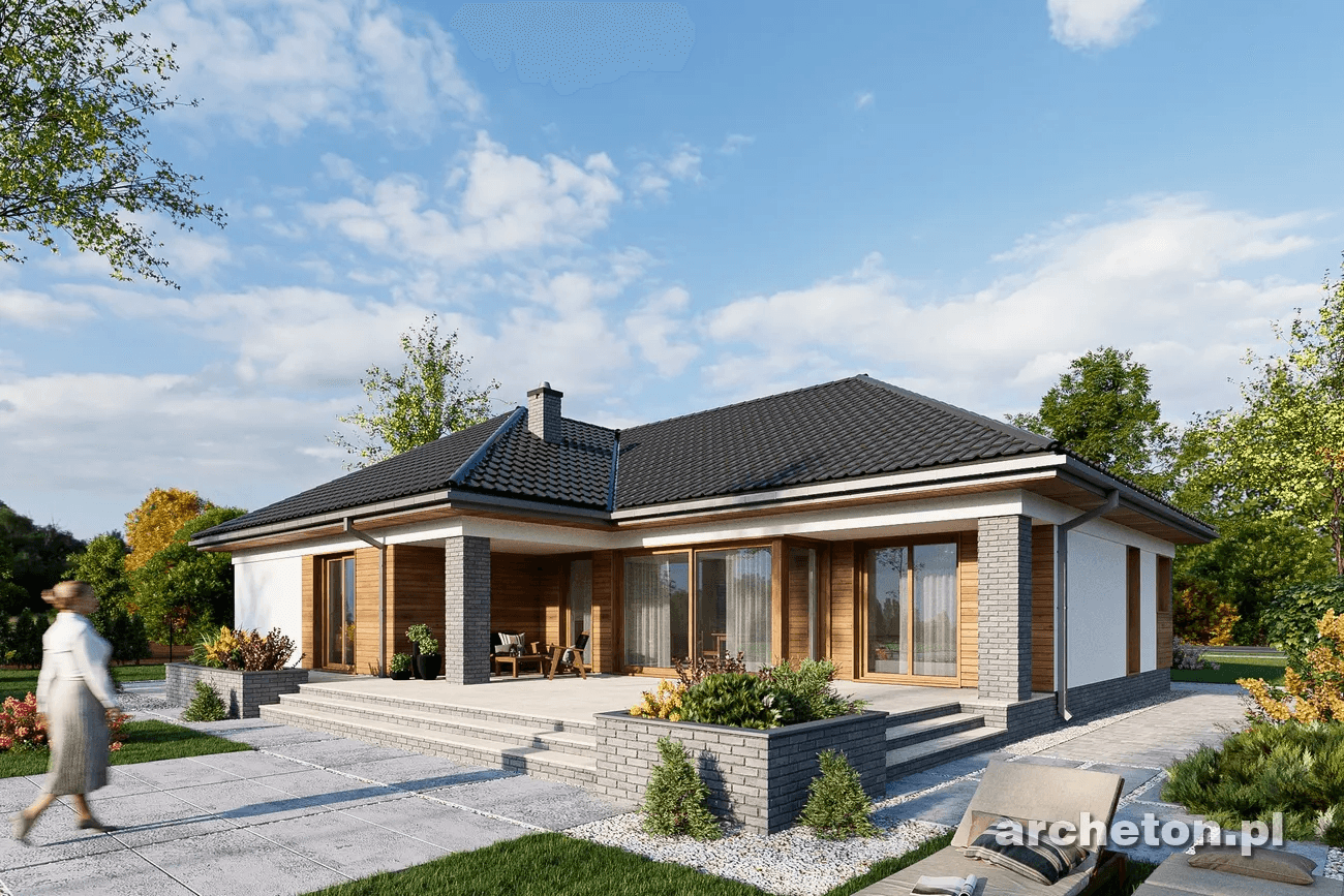 Parterowy projekt domu Ariadna Rex