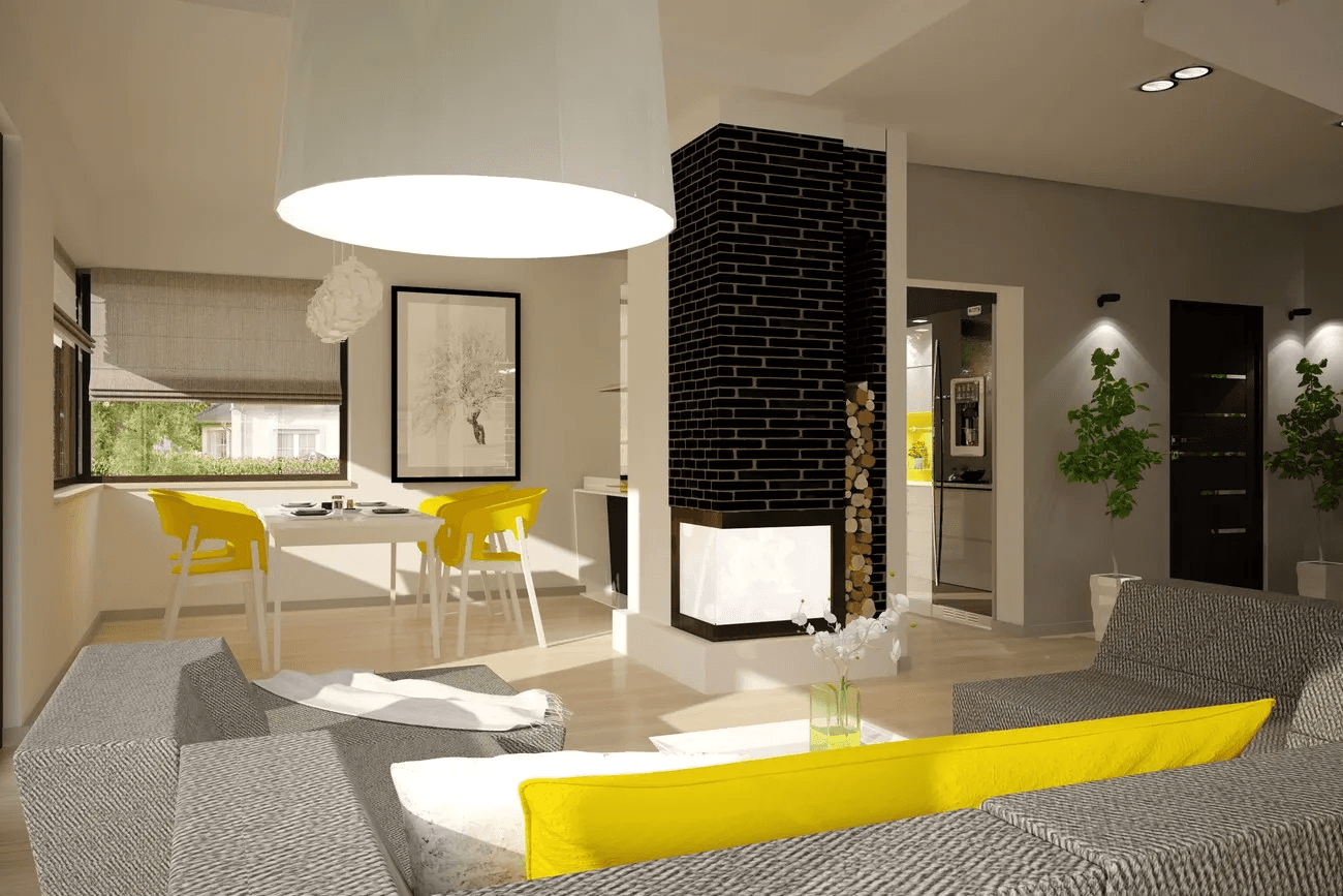 Projekt wnętrza domu Margo Kubik