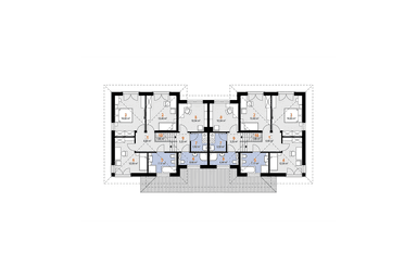 Piętro dom jednorodzinny dwulokalowy Igor Duolit