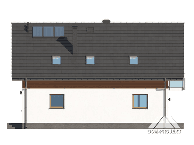 Elewacja projektu domu z budową