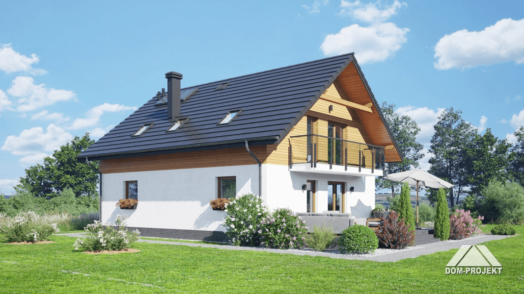 Projekt cedrowo b1mk z budową bal drewniany