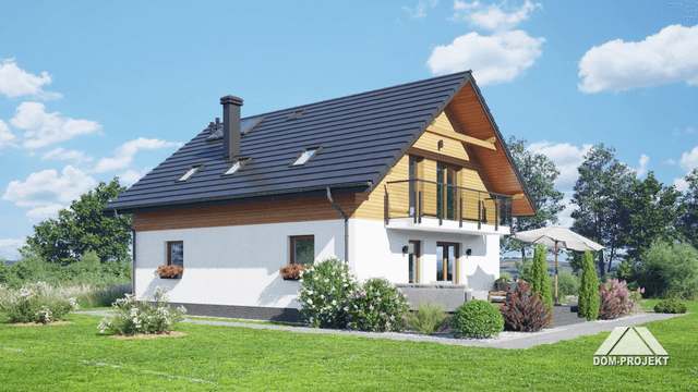 Projekt cedrowo b1mk z budową bal drewniany