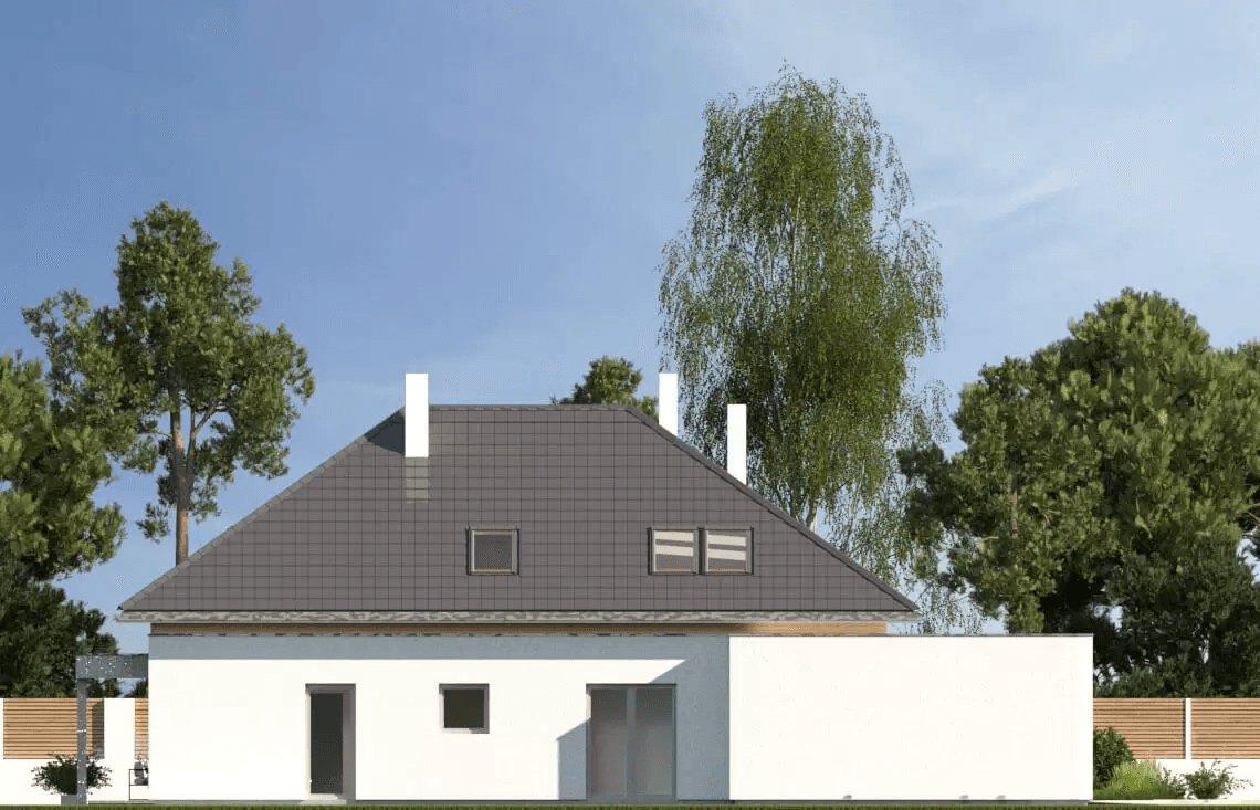 Elewacja boczna domu Alexandria