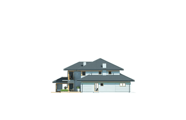 Elewacja tylna domu Carmen Grande A