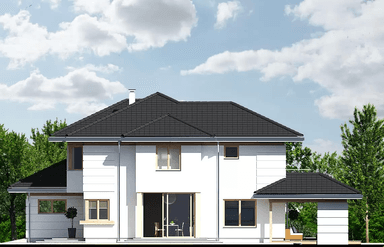 Elewacja boczna domu Carmen Magdalena B