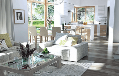 Wizualizacja projektu domu jednorodzinnego Carmen Magdalena B