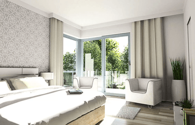 Wizualizacja projektu domu jednorodzinnego Carmen Magdalena B strop monolityczny