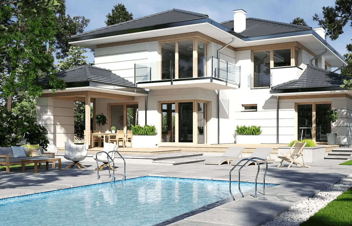 Wizualizacja projektu domu Carmen Magdalena Lux