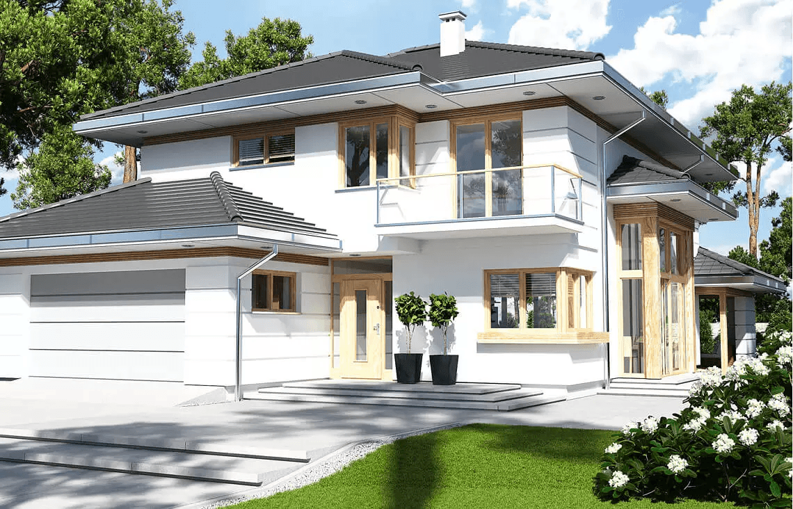 Wizualizacja projektu domu Carmen Magdalena Optima A