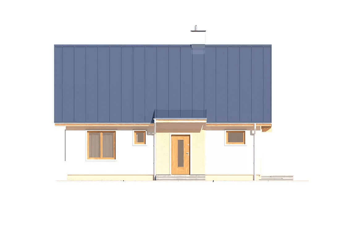 Elewacja frontowa domu Abi A