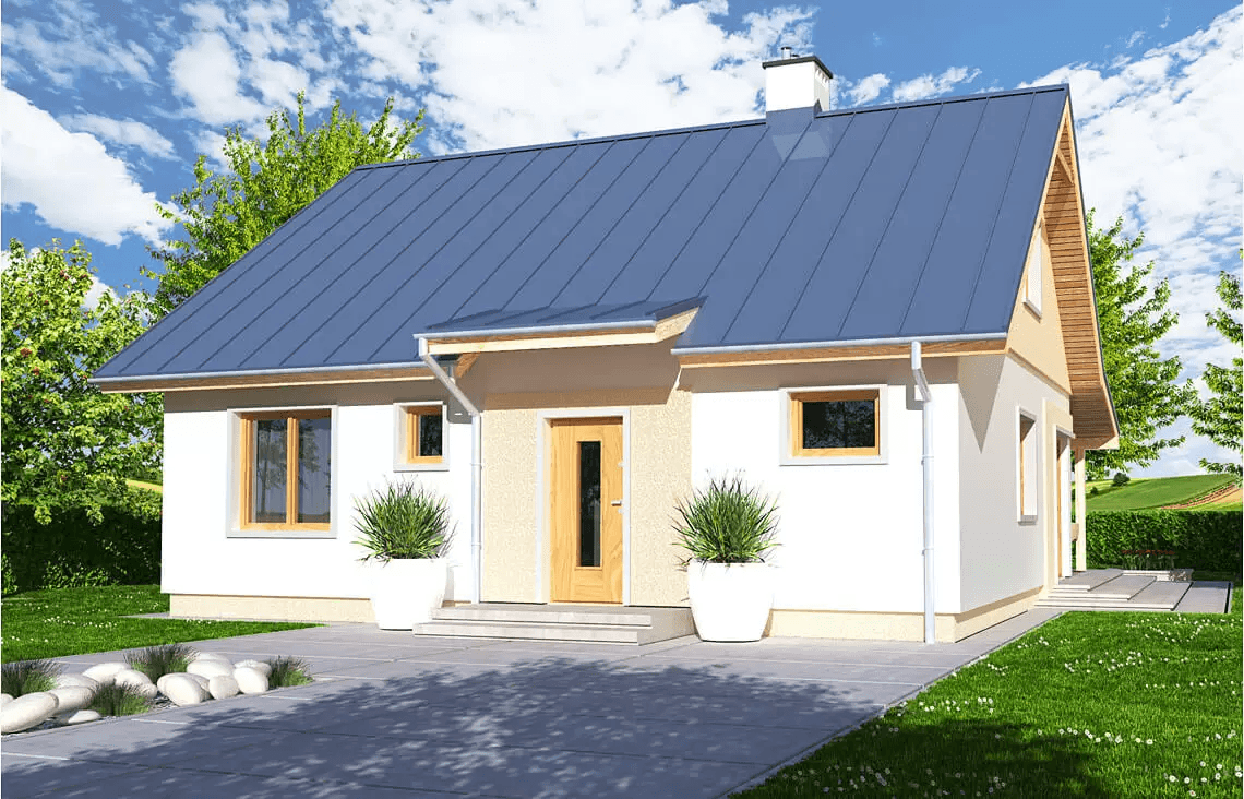 Wizualizacja domu jednorodzinnego Abi A