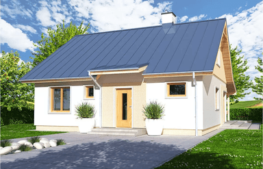 Wizualizacja domu jednorodzinnego Abi A