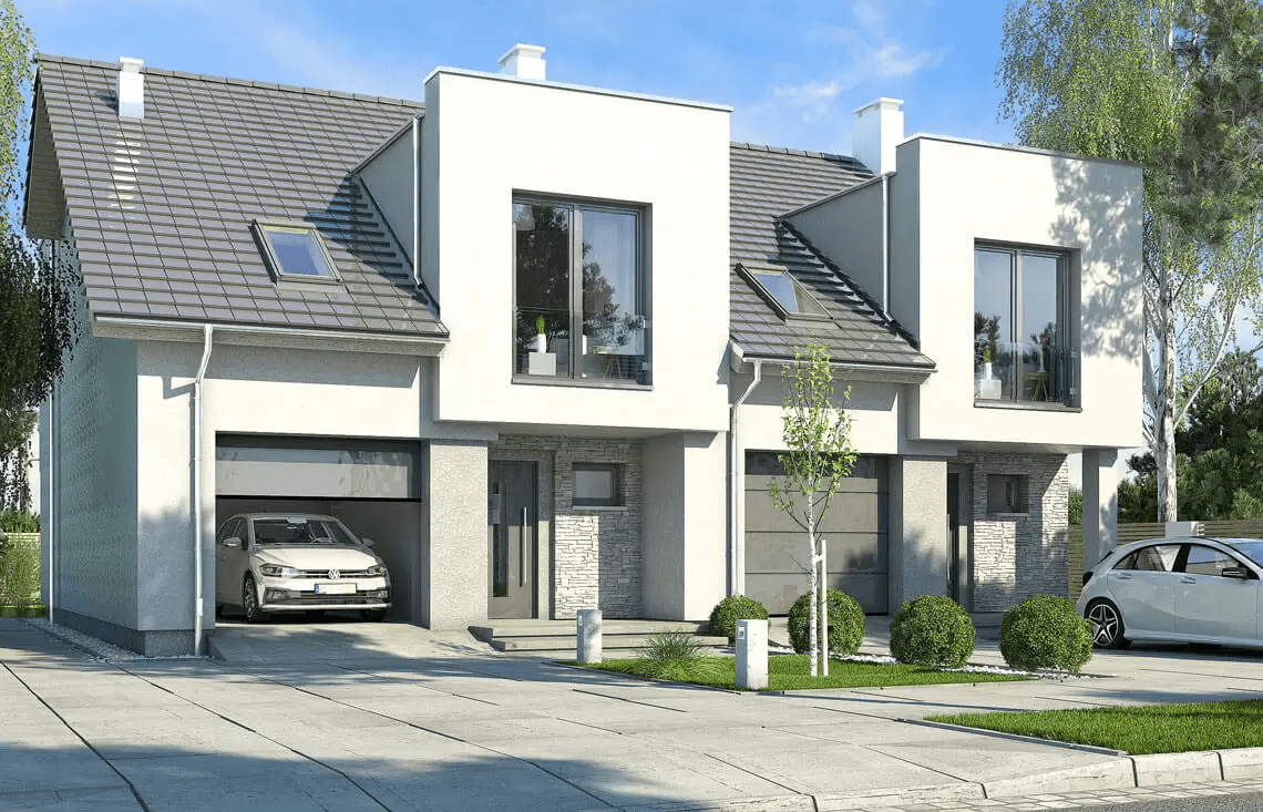 Wizualizacja projektu domu Andrea Bliźniak A