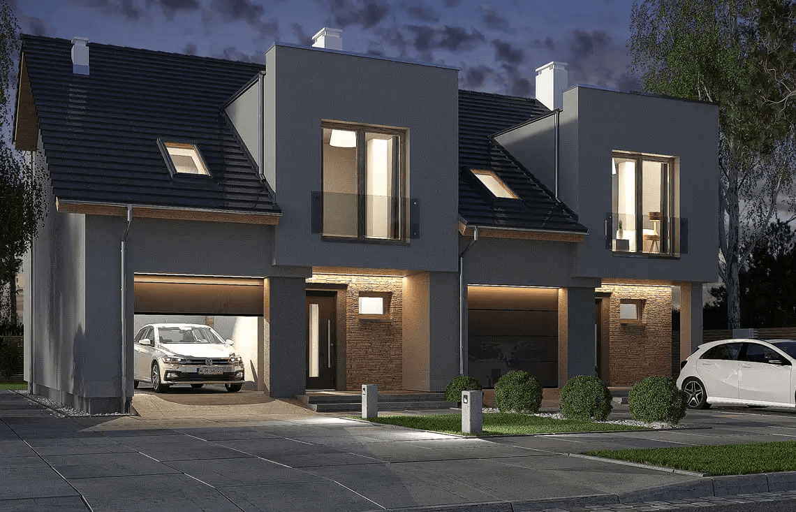 Wizualizacja projektu domu Andrea Bliźniak A