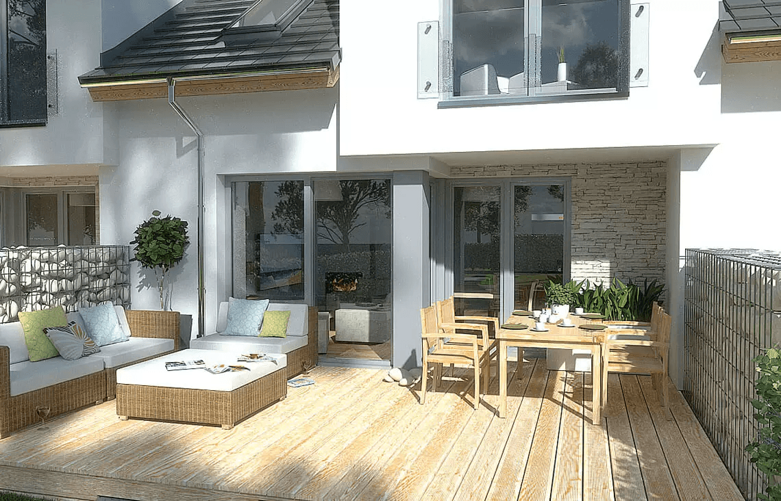 Wizualizacja projektu domu Andrea Bliźniak A