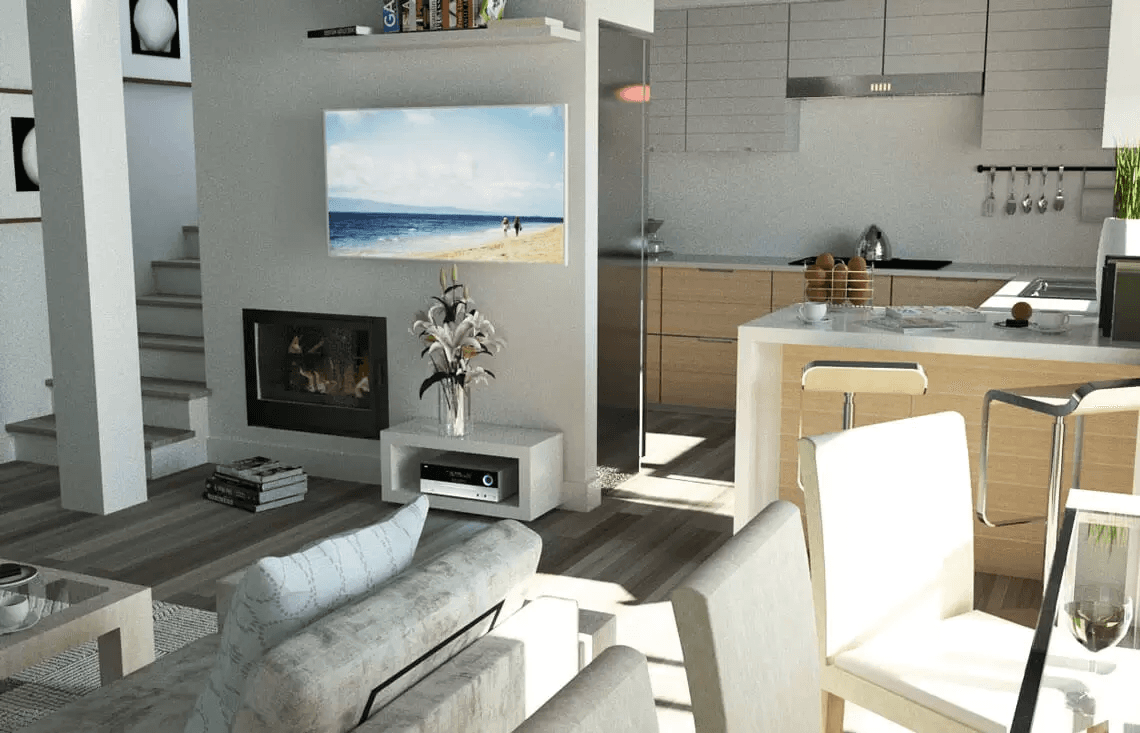 Wizualizacja projektu domu Andrzej 3 segmenty