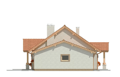 Elewacja boczna domu Anita B