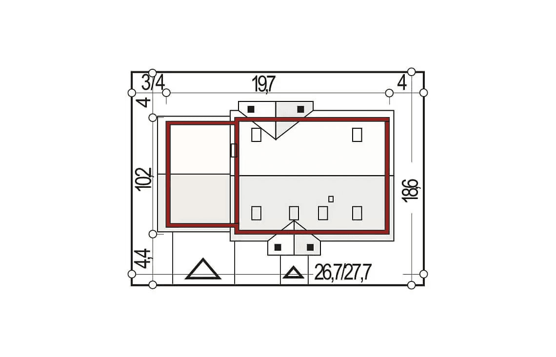 Usytuowanie domu na działce