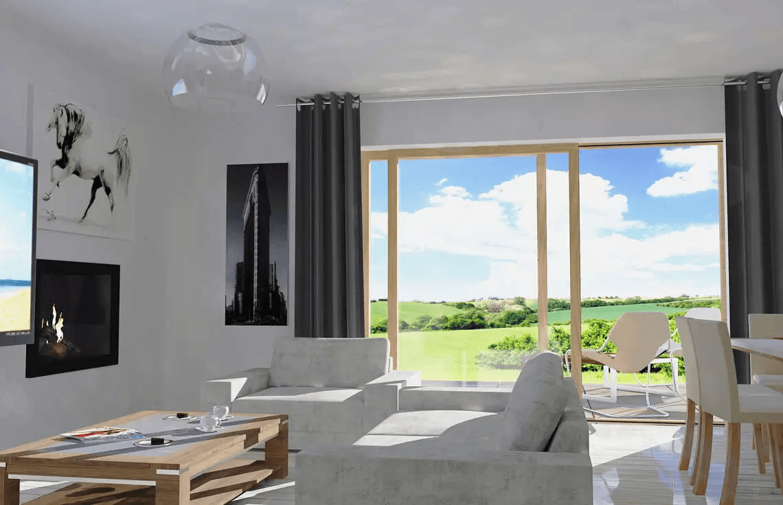 Wizualizacja domu jednorodzinnego Anita B