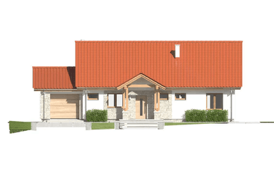 Elewacja frontowa  domu Anita Nova A