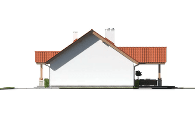 Elewacja boczna domu Anita Nova A