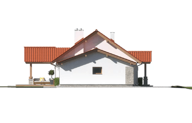 Elewacja boczna domu Anita Nova A