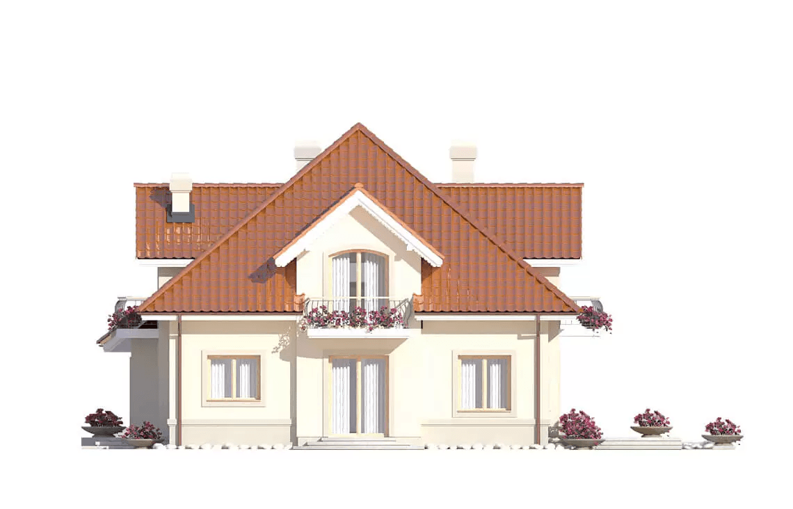 Elewacja boczna domu Aramis A