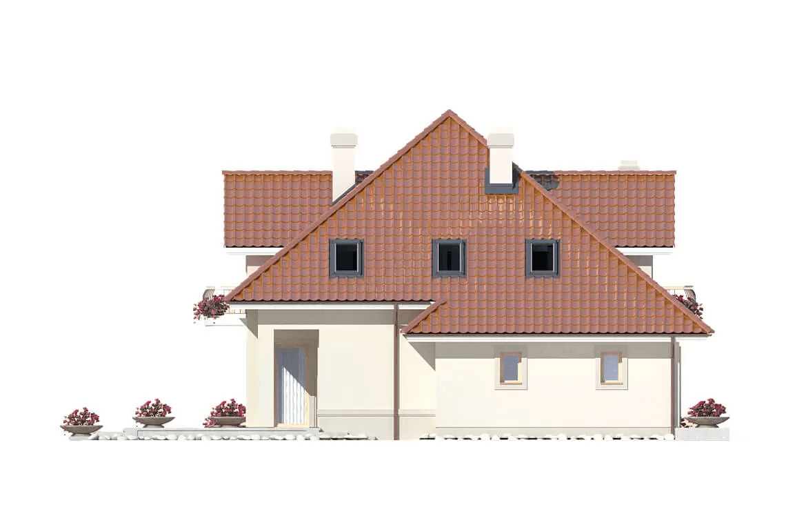 Elewacja boczna domu Aramis B