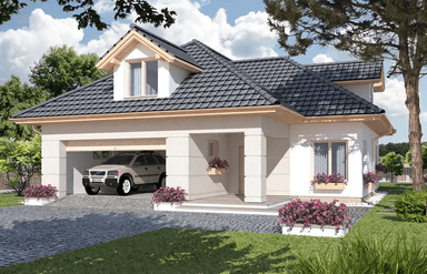 Wizualizacja domu jednorodzinnego Atu A