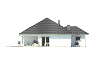 Elewacja boczna domu Bella C