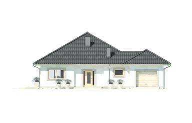 Elewacja frontowa domu Bella C