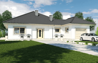 Wizualizacja domu jednorodzinnego Bella C