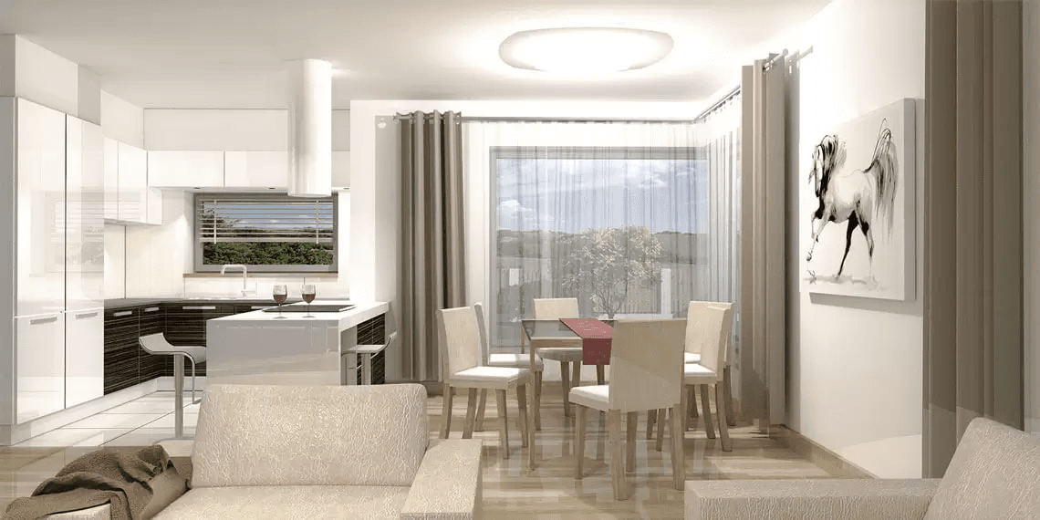 Wizualizacja projektu domu jednorodzinnego Boss B