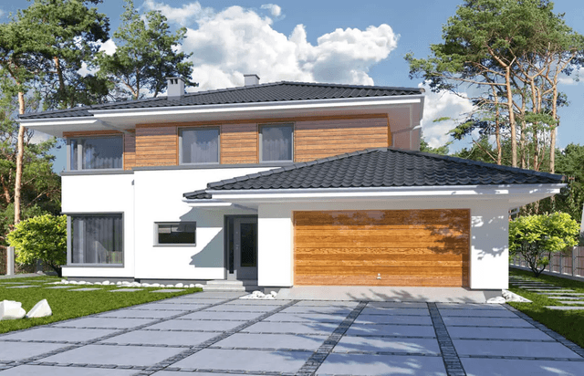 Projekt domu Boss B2 poszerzony