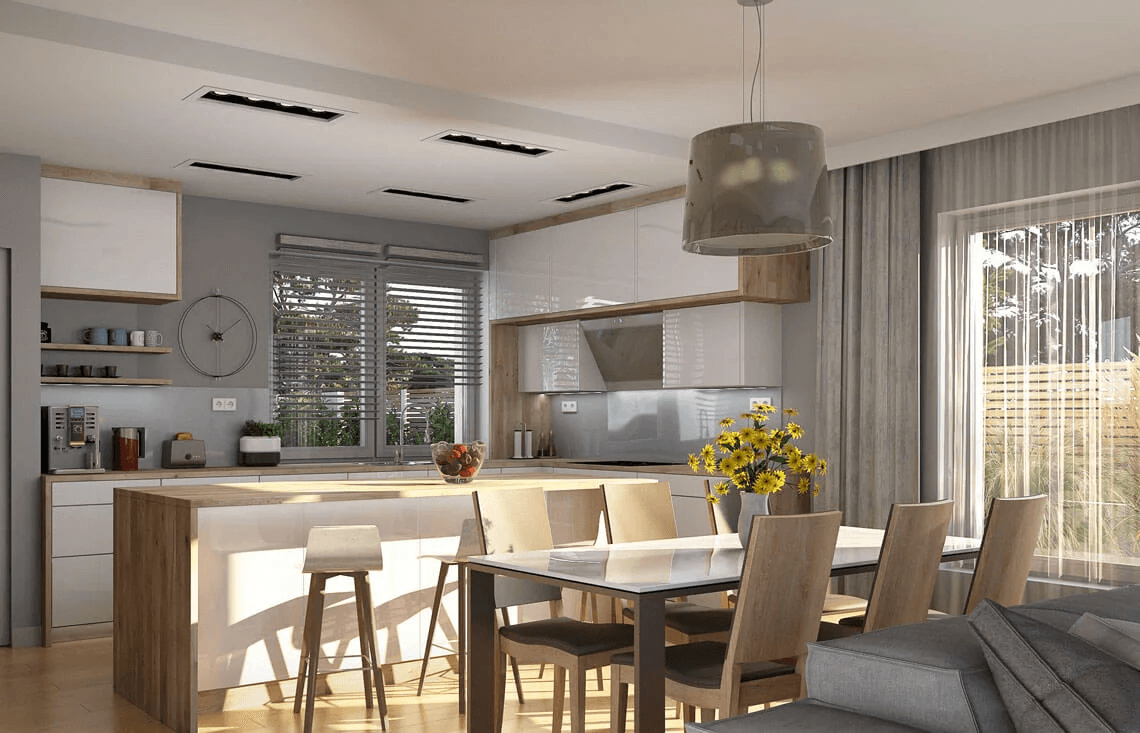 Jadalnia w projekcie domu Boss Bravo