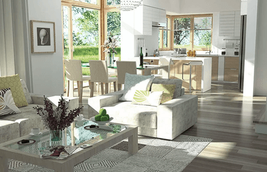 Wizualizacja projektu domu jednorodzinnego Carmen Magdalena A