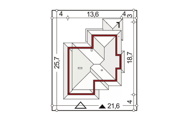 Usytuowanie projektu domu na działce