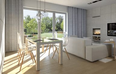 Wizualizacja projektu domu Diament A