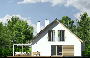 Elewacja boczna domu Harmonia Nova A wersja Ytong