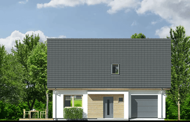 Elewacja frontowa domu Harmonia Nova A wersja Ytong